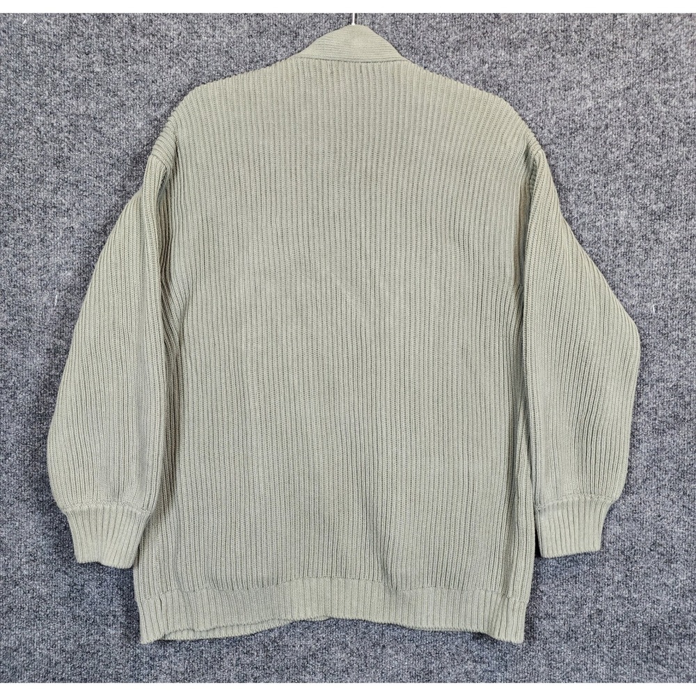 Quince Women's Cardigan Size M Organic Cotton Minimalist Neutral Oversized Cozy - Picture 5 of 9
